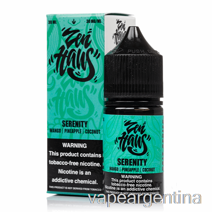 Serenidad - Sales Zen Haus - 30ml 30mg Vape Descartable